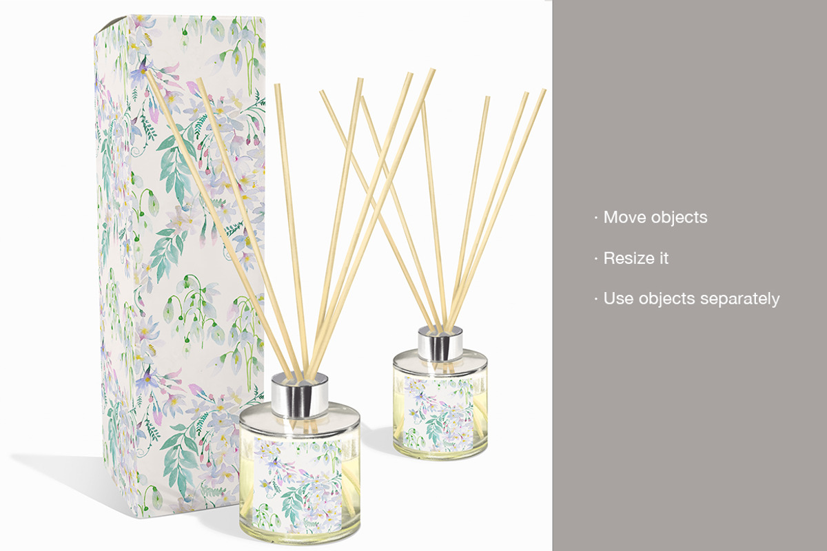 Diffuser home fragrance Mockup, a Household Mockup by Mockup Up! (Photo 4 of 4)