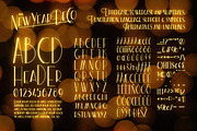 Festive Art Deco Font, a Sans Serif Font by UInstrument (Thumbnail 10 of 10)