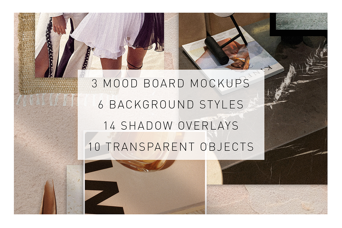 Realistic Mood Board Mockups, a Product Mockup by Karissa Macapagal (Photo 2 of 11)