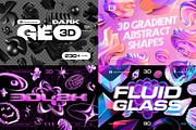 60%OFF - 3D BUNDLE - 2000+ elements, an Object Graphic by assetpro.design (Thumbnail 7 of 8)