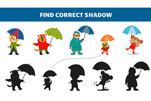 Children educational game with, an Education Illustration by LadadikArt