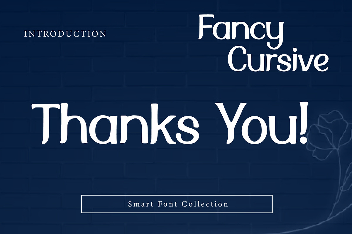 Fancy cursive, a Sans Serif Font by Wow Magic (Photo 3 of 3)