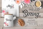 Spring Set - templates, lettering..., a Poster Template by Anna's Lettering (Thumbnail 1 of 7)