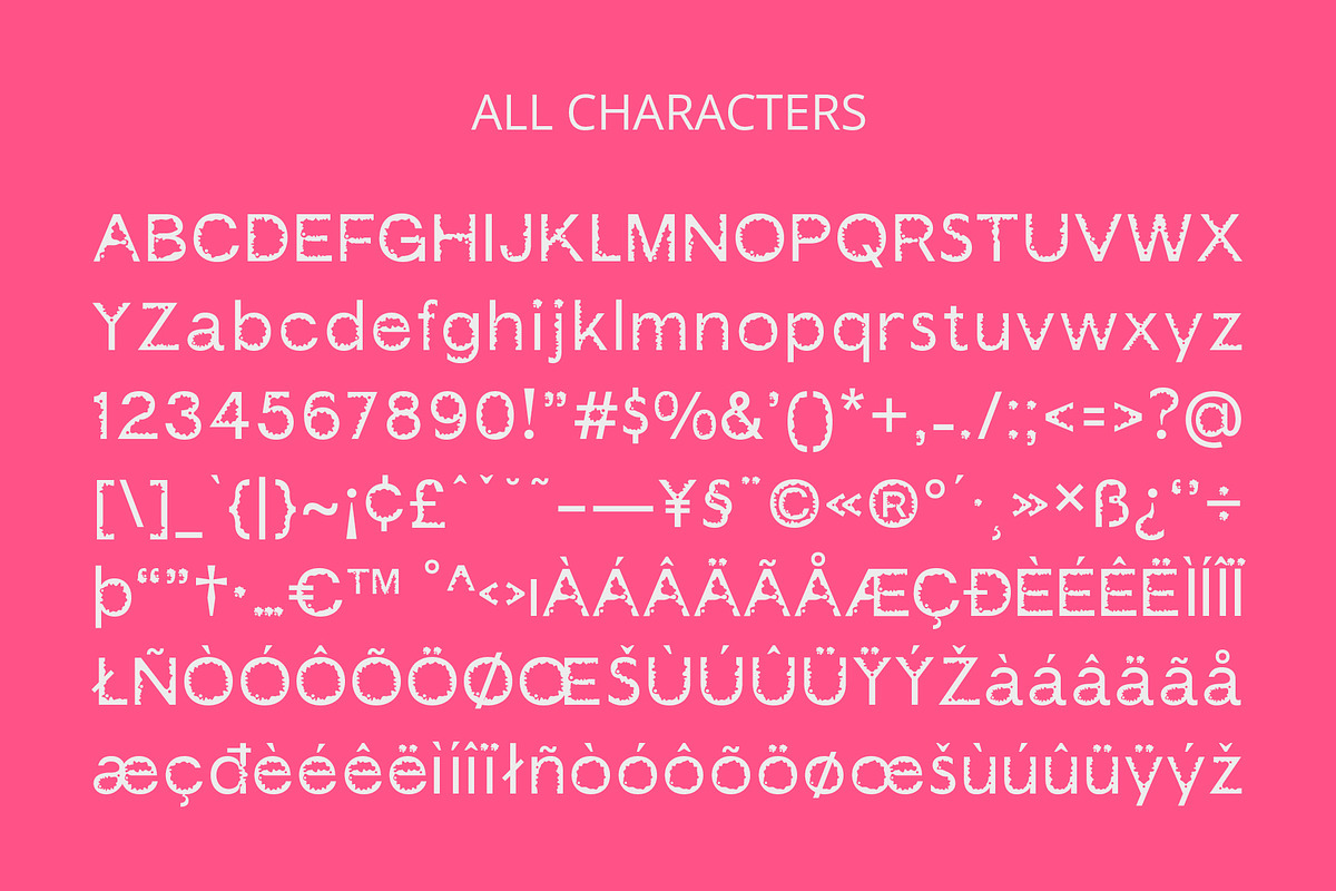CS Decland – Psychedelic Font, a Sans Serif Font by Craft Supply Co. (Photo 8 of 8)