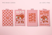 Groovy Valentine's Day, an Illustration by Martyshova (Thumbnail 8 of 18)
