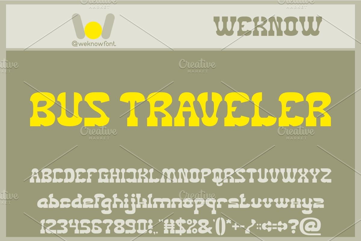 Native Speaker font, a Font by weknow (Photo 3 of 5)