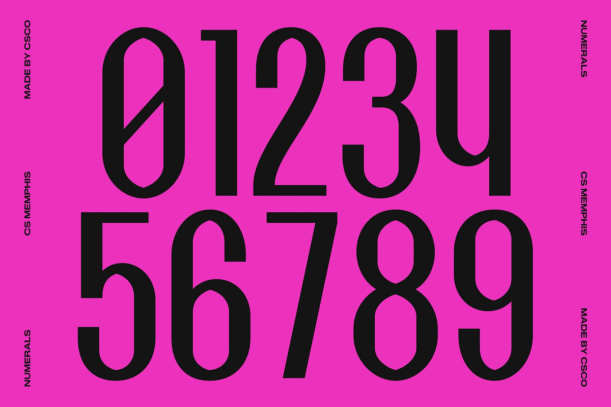 CS Memphis – Condensed Font, a Sans Serif Font by Craft Supply Co. (Photo 6 of 8)