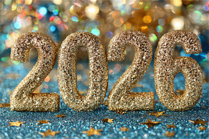 Glittery 2026 New Year celebration g, a Photo by Pixeness Studio