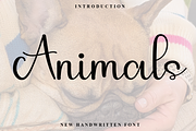 Animals, a Handwritten Font by FreshTypeINK (Thumbnail 1 of 8)