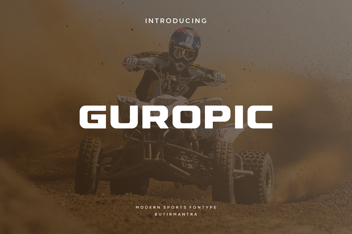 Guropic - Modern Display Typeface, a Sans Serif Font by Letterna (Photo 1 of 4)