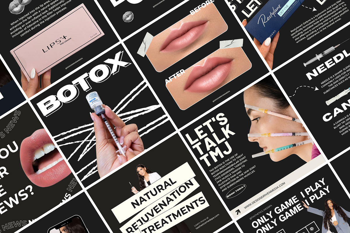 Instagram Templates for Canva Botox, a Social Media Template by Design Driven Media (Photo 2 of 10)