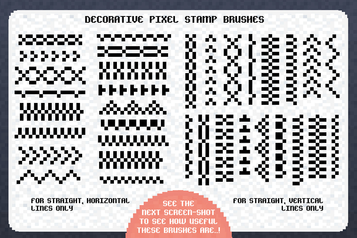 Pixel Perfect - 8-bit Tool Kit, a Brush Add-On by The Artifex Forge (Photo 12 of 14)