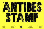 CS Antibes Stamp, a Sans Serif Font by Craft Supply Co. (Thumbnail 1 of 8)