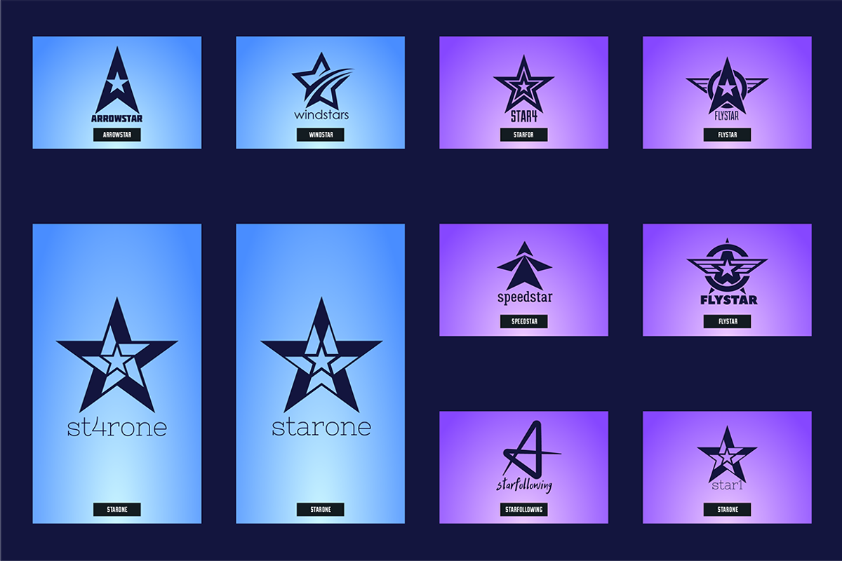 Star logopack, a Branding & Logo Template by airunreal (Photo 6 of 7)