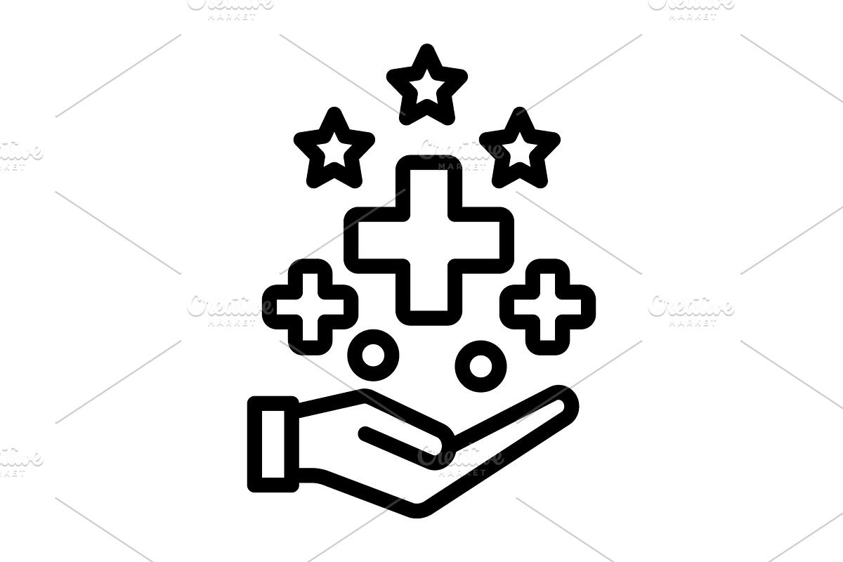 Featured characteristic black icon, an Outline Icon by Creative priyanka