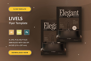 Livels - Flyer Template, a Flyer Template by StreaksideStd