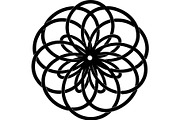 Elegant Floral Mandala Ornament, an Object Graphic by Creativeshirt (Thumbnail 4 of 12)