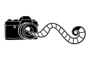 Vintage Camera Film Silhouette, an Object Illustration by yasushie (Thumbnail 15 of 31)