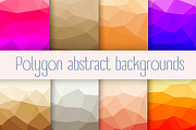 Polygon backgrounds JPG and PNG, a Pattern Graphic by AlexZeL (Thumbnail 1 of 8)