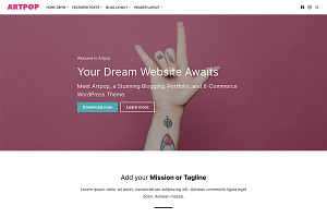 Artpop WordPress Theme