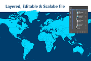 World Vector Map, an Object Graphic by GraphicCo (Thumbnail 4 of 8)