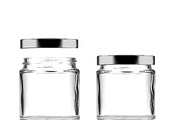 Clear Glass Mason Jar with Metal Lid, a Packaging Mockup by Professional Assets (Thumbnail 1 of 5)