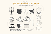 The Ghost Creator Stamp Brush Pack, a Brush Add-On by Mabel & Bea (Thumbnail 4 of 7)