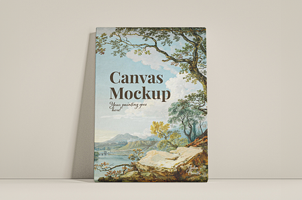 Canvas Frame Mockup, an Advertising Mockup by Se٧enStudio