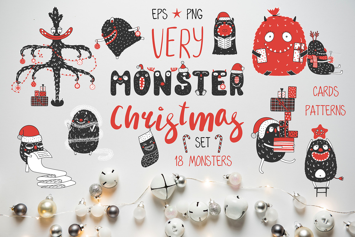 Christmas Bundle Cute Illustrations, a Seasonal Illustration by sceptical cactus (Photo 32 of 62)