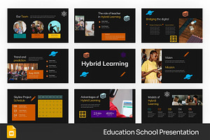Education School GSlides, PPoint, a Presentation Template by Fit-tee