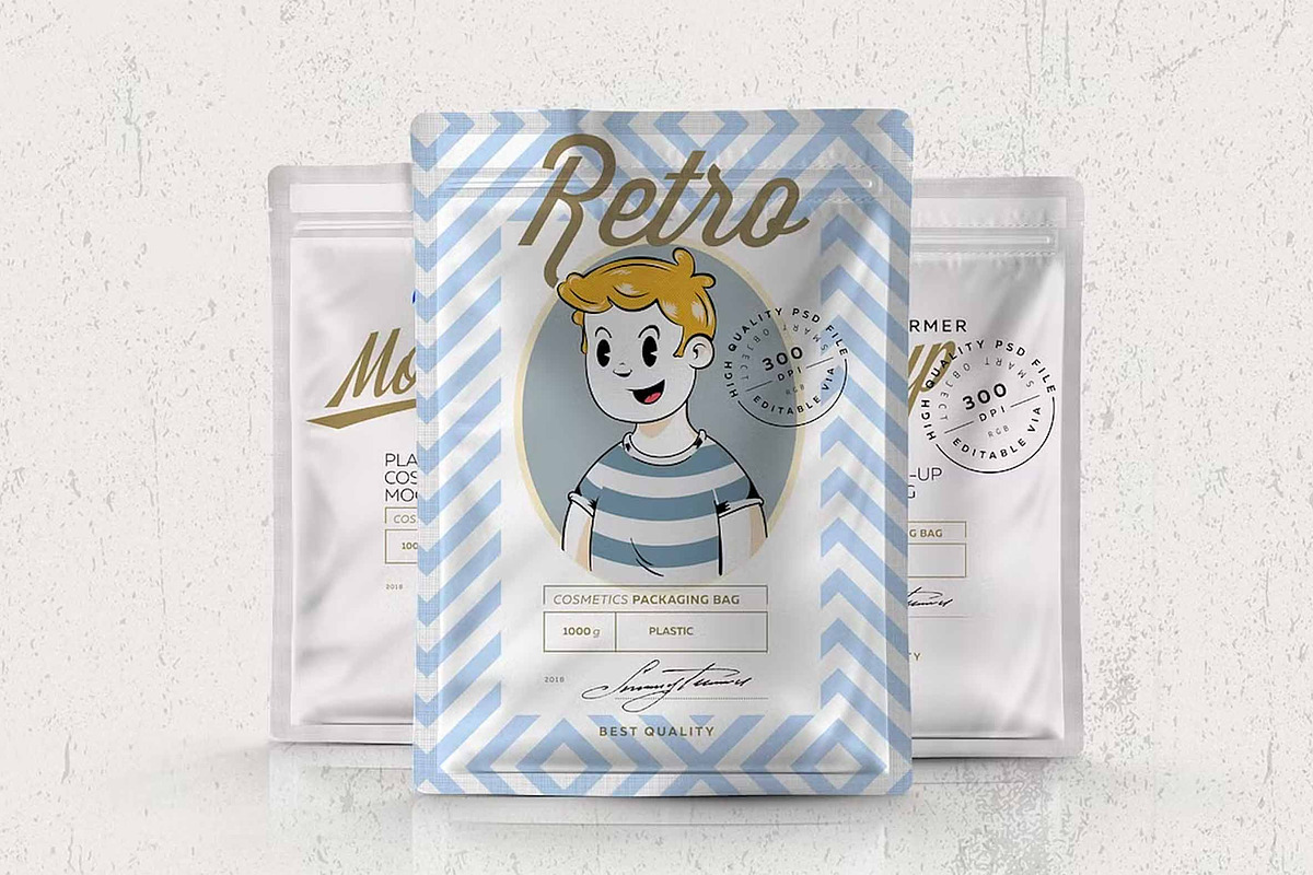 Retro Character Creator, a Person Illustration by Parsec (Photo 7 of 7)