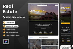 Manggonz - Real Estate Landing Page