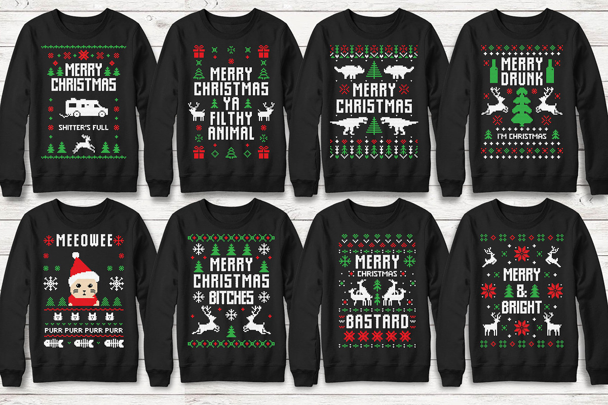 100+ Ugly Christmas Designs, an Illustration by beetlepixels (Photo 6 of 15)