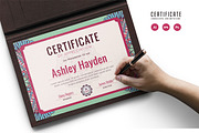 523. Modern Certificate Template, a Stationery Template by CreativeRezwan (Thumbnail 1 of 3)