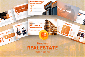Structura Real Estate PPT Template, a Presentation Template by Premast