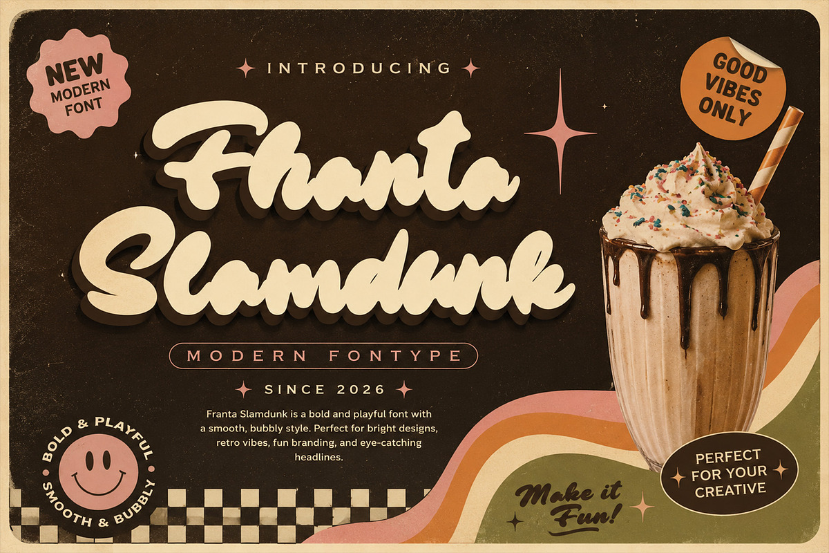 Fhanta Slamdunk, a Handwritten Font by HaKi Studio (Photo 1 of 5)
