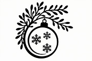 Christmas Ornament Laser Cut Design, a Graphic by musafir_fashion (Thumbnail 3 of 16)