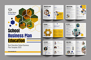 Education School Plan Template, a Brochure Template by ContestDesign (Thumbnail 1 of 3)