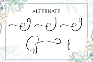 Greeting Script Font