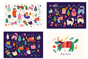 Merry Christmas, a Seasonal Illustration by MoleskoStudio (Thumbnail 21 of 28)