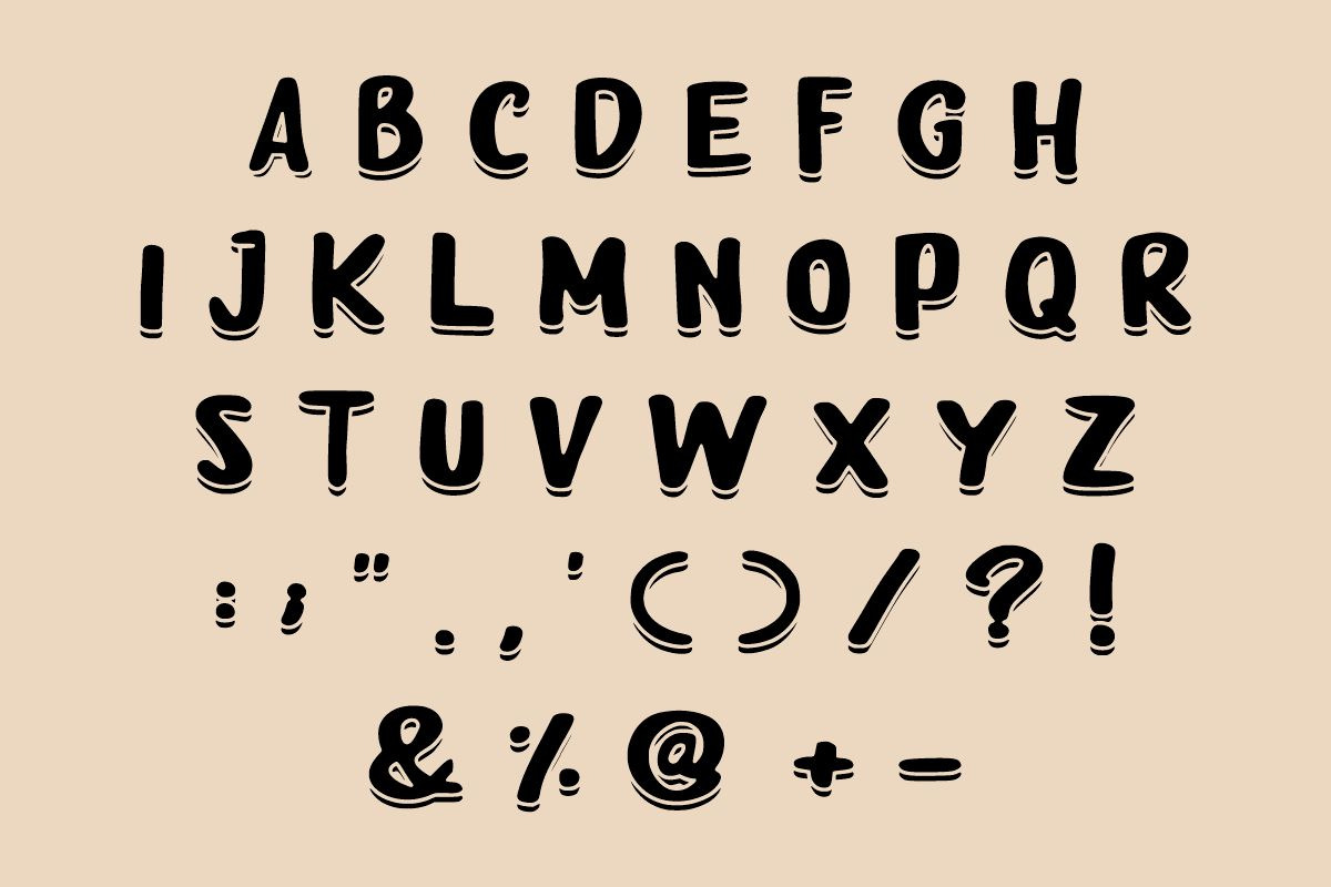 Party Winter, a Handwritten Font by Fourteen Letter (Photo 6 of 9)