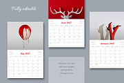 2027 Landscape Calendar Template, a Stationery Template by R-studio (Thumbnail 4 of 8)