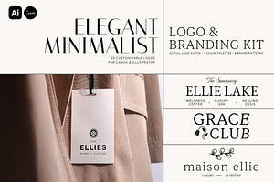 Minimalist Logos & Branding Kit, a Branding & Logo Template by Boldette Studio