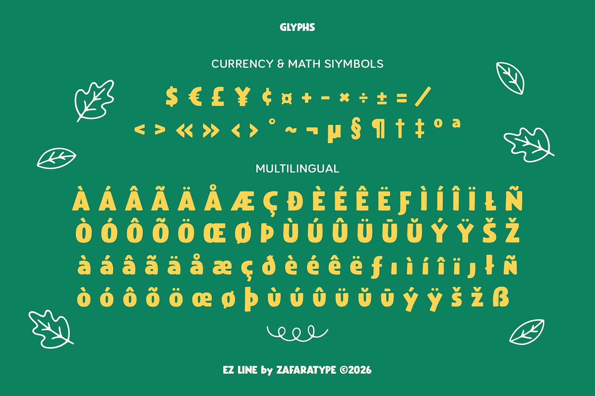 EZ Nagtic, a Sans Serif Font by Zafara Studios (Photo 4 of 6)