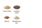 Foods Grains, Nuts & Seeds - PNG, a Food Illustration by Nurlan's shop (Thumbnail 7 of 7)