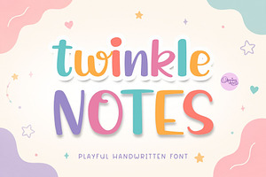Twinkle Notes – Handwritten Font