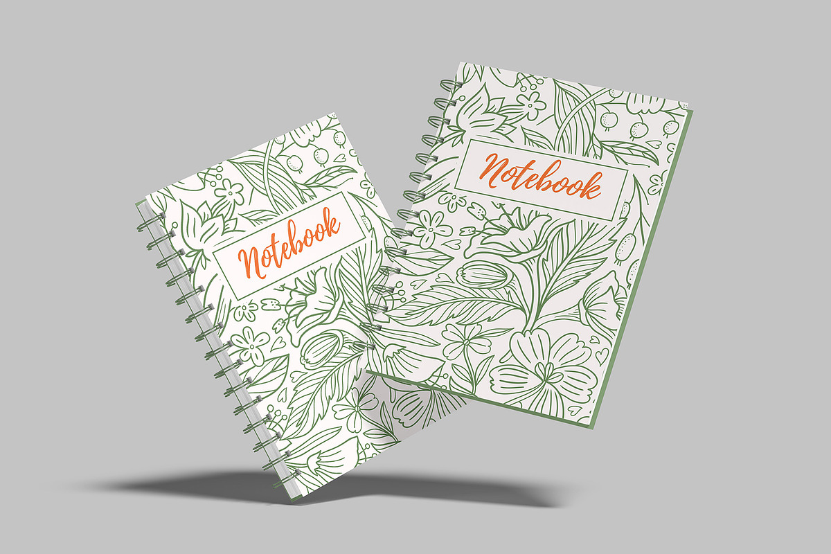 Spiral Notebook Mock-up, a Books & Magazine Mockup by Graphiculon (Photo 3 of 10)
