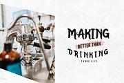 FABRIQUE Typeface - SVG Font, a Font by giemons™ (Thumbnail 4 of 5)