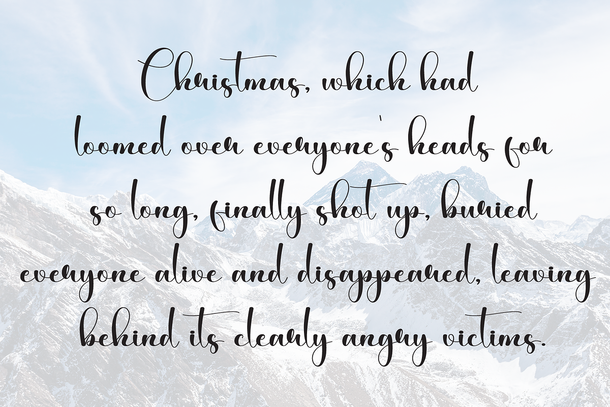 Bakery | Script Font, a Handwritten Font by Scratchones (Photo 6 of 9)