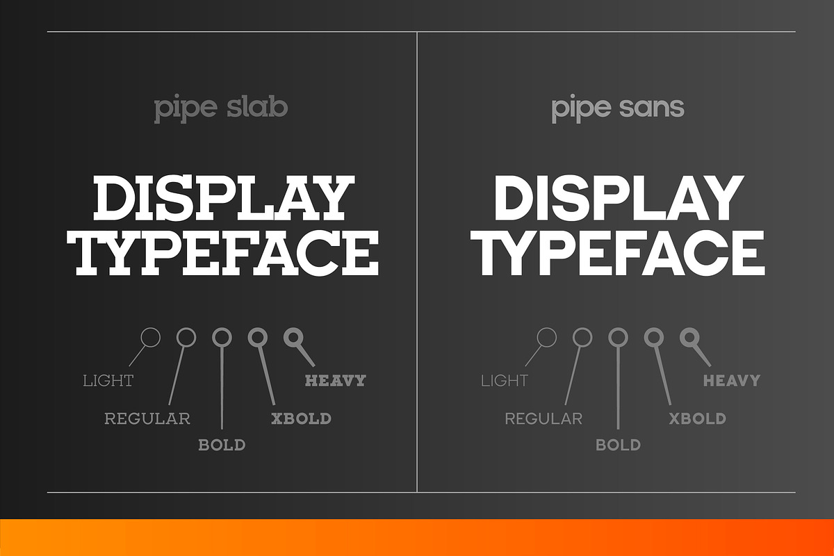 Pipe Font Bundle - Geometric Duo, a Slab Serif Font by Lateral Design (Photo 9 of 18)